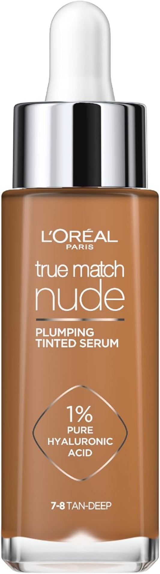 L’Oréal Paris True Match Nude Plumping Tinted Serum Tan-Deep 7-8