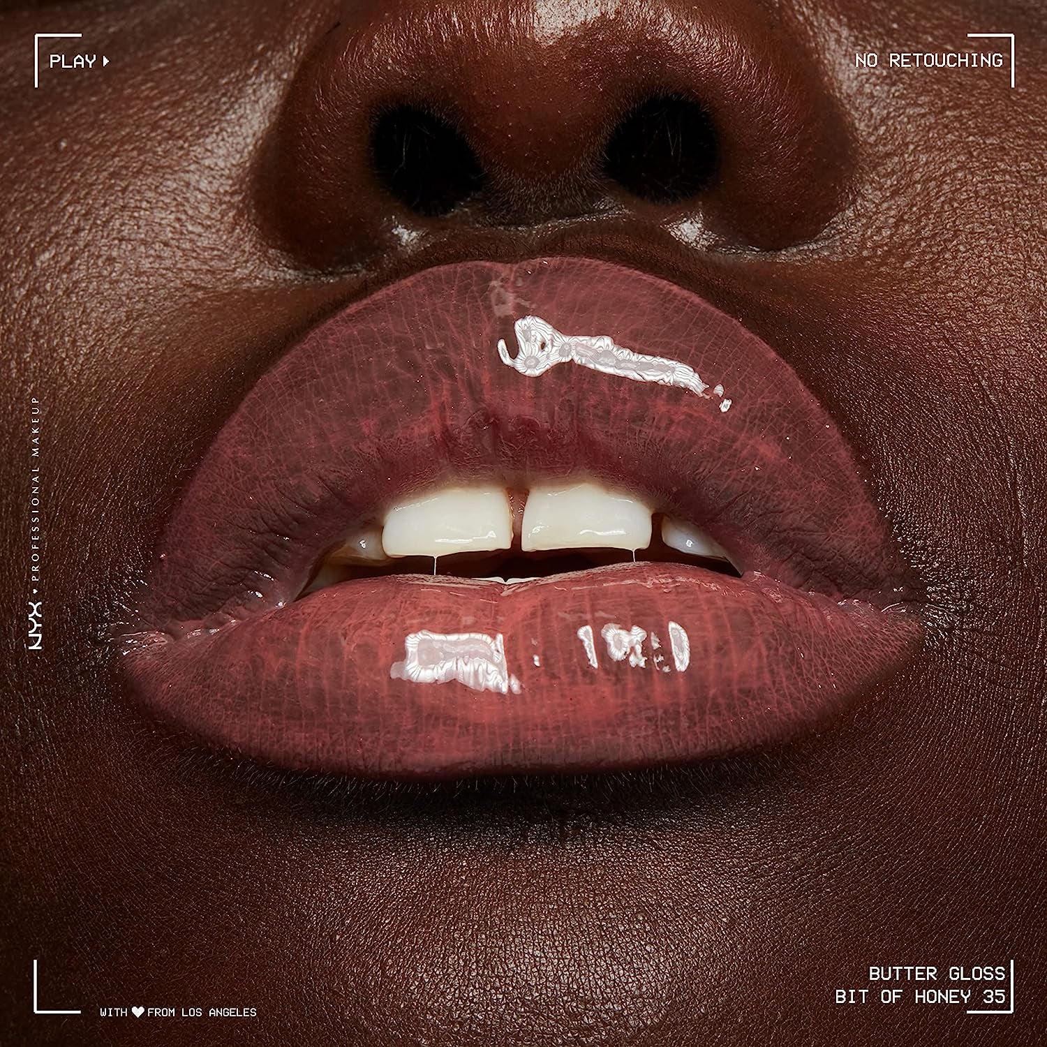 Butter Gloss, Non-Sticky Lip Gloss - Bit of Honey (Peach Nude)