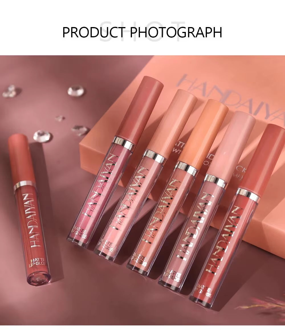 Luxematte™ by  – 6-Piece Waterproof Matte Lipstick Set
