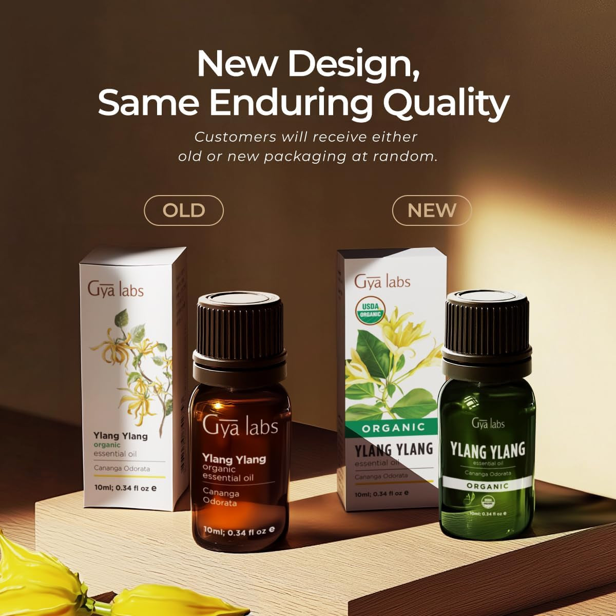 Ylang-Ylang Essential Oil Organic for Diffuser - Natural Organic Ylang Ylang Oil Essential Oil for Skin, Hair & Aromatherapy (10Ml)