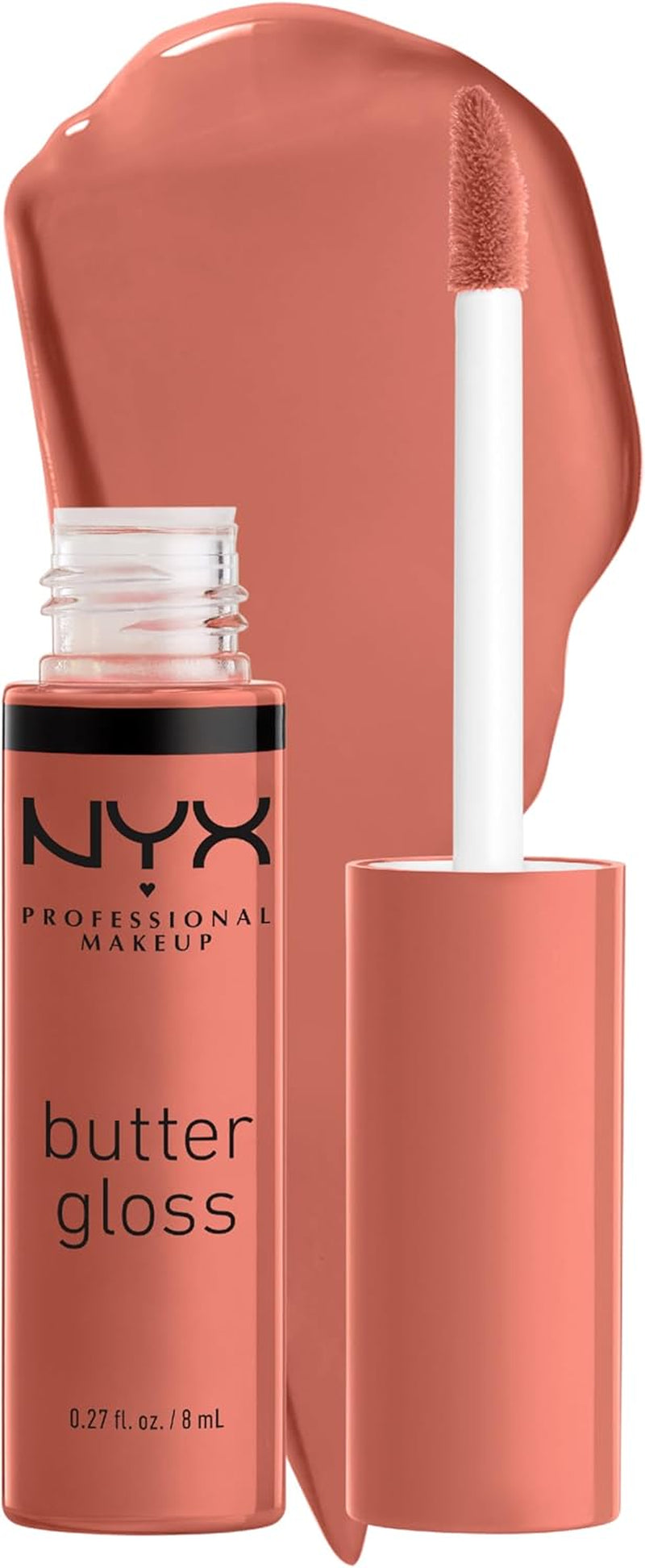 Butter Gloss, Non-Sticky Lip Gloss - Bit of Honey (Peach Nude)