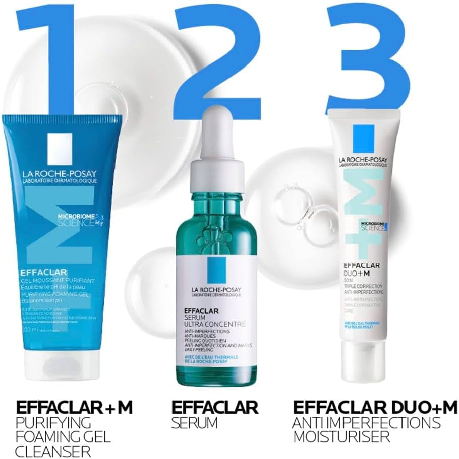 La Roche-Posay Ultra Concentrated Serum, Anti-Imprefections and Marks, for Acne Prone Skin, Effaclar, 30Ml