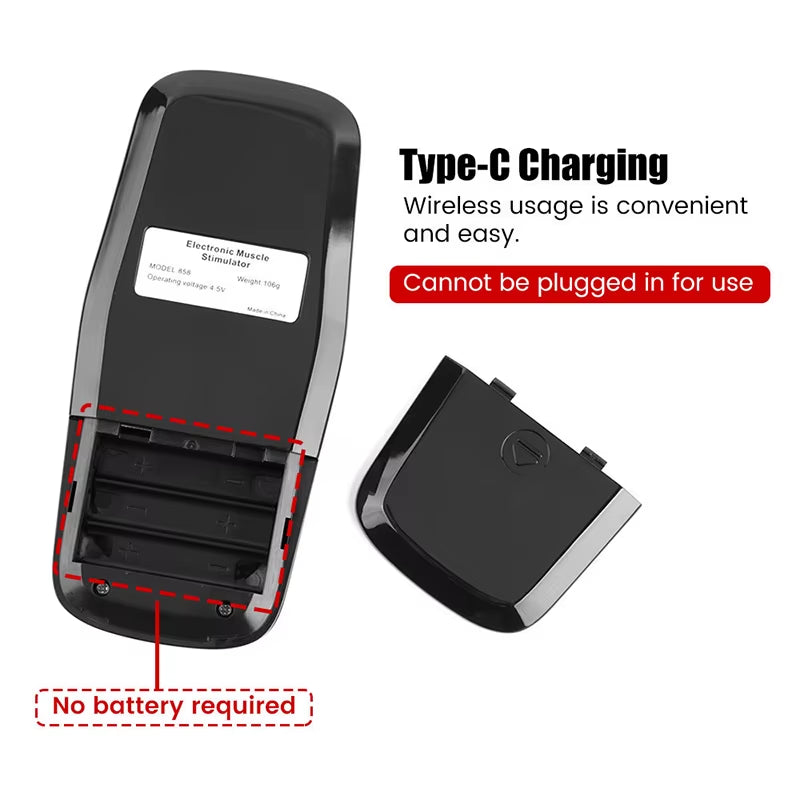 Professional Physiotherapy Tens Electrical Muscle Stimulator Electrodes Pulse Relaxing Massager with Personal Care Meridian Mass