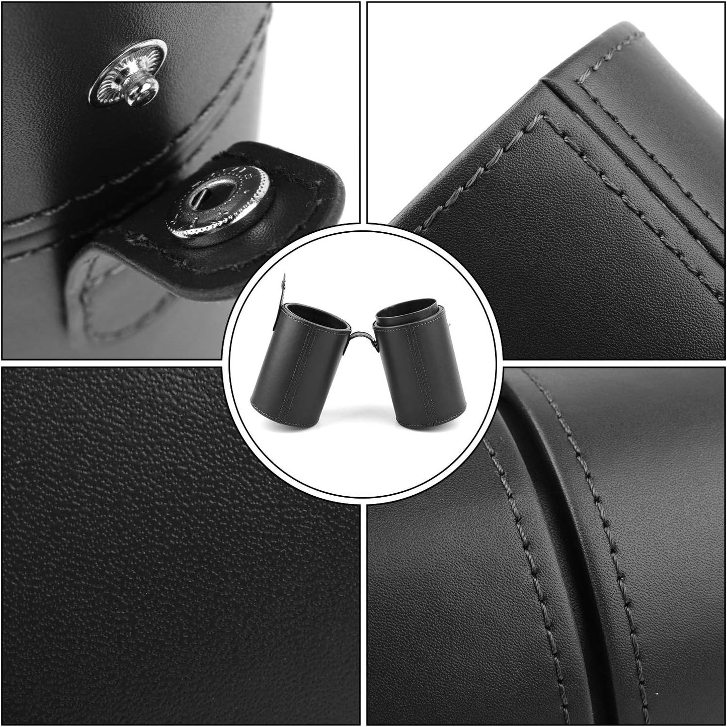 Makeup Brush Holder Travel Brushes Case Bag Cup Storage Dustproof for Women and Girls (Y-Black)